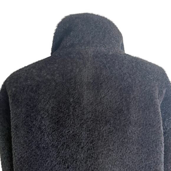 Eileen Fisher Coat Alpaca Suri Size S Small Boxy Button Up Sustainable Minimal - Picture 7 of 11